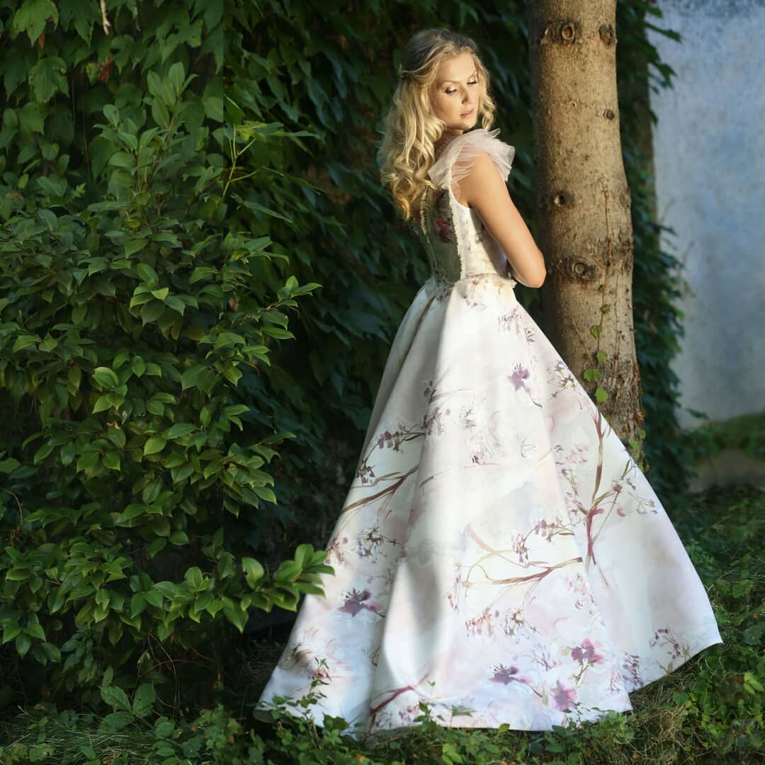 abito da sposa romantico