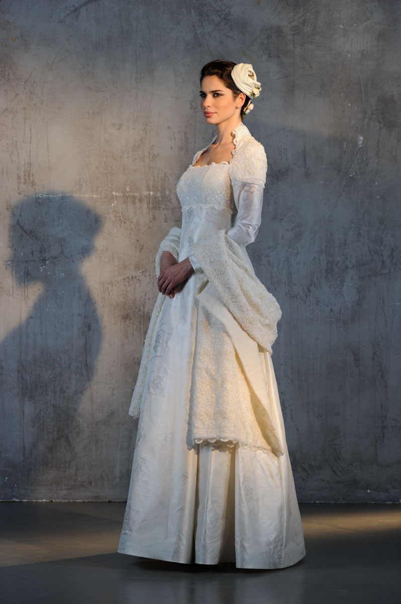 sposa romantica elegante