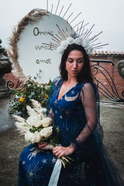 abito da sposa colorato