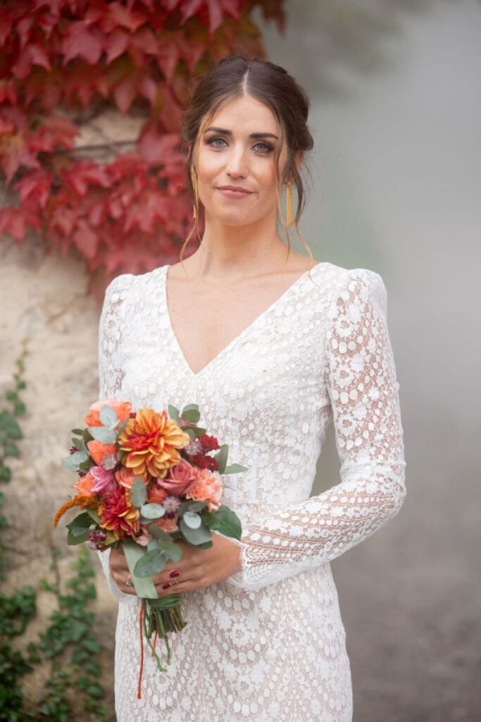 abito da sposa in pizzo