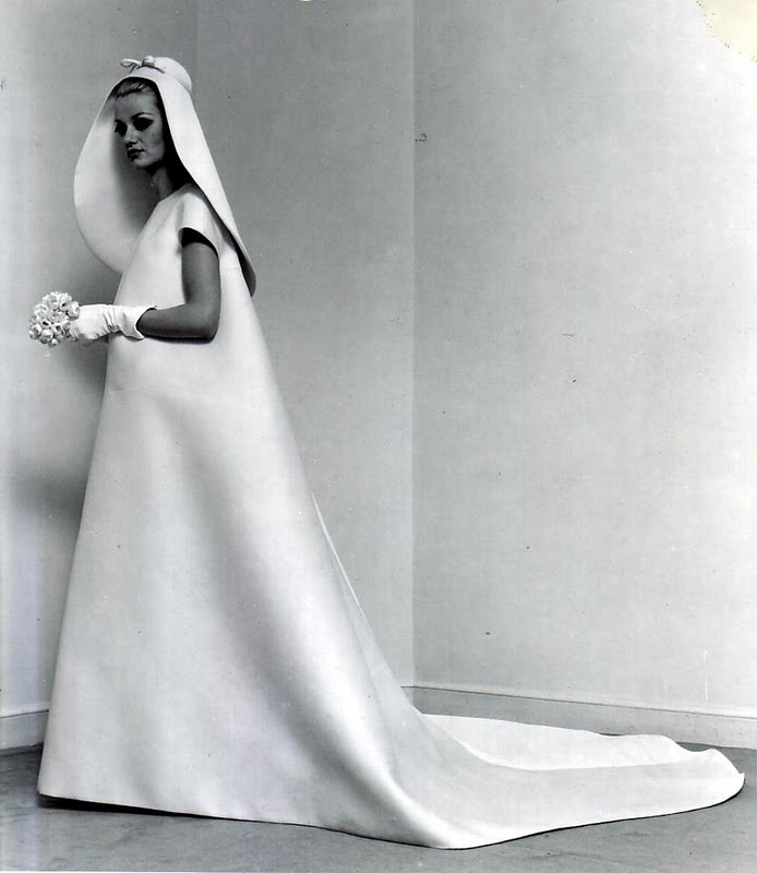 abito da sposa di criastobal balenciaga 1967