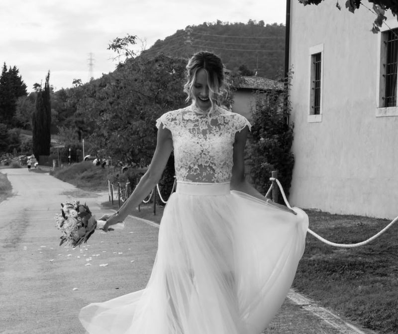 abito da sposa trasformabile