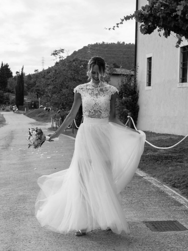 abito da sposa trasformabile