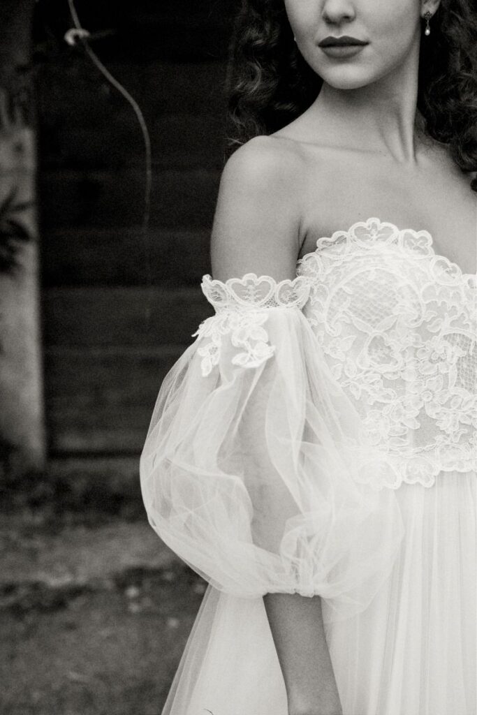 abito da sposa tulle leggero stile principessa moderna